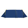 vidaXL Camping Tent Pop up Tent Backpacking Tent 4 Persons Navy Blue/Yellow