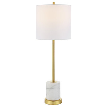 Turret Gold Buffet Lamp