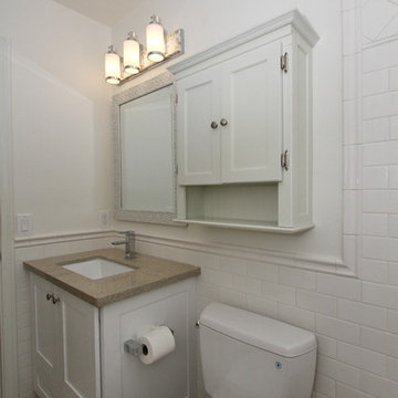 Beach White Small Bathroom