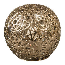 Orb Silver Lamp - Table Lamps