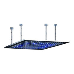 20" Stainless Steel Multi Color Water Powered Led Shower - Showerheads And Body Sprays