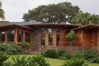 Beach style exterior home photo in Other