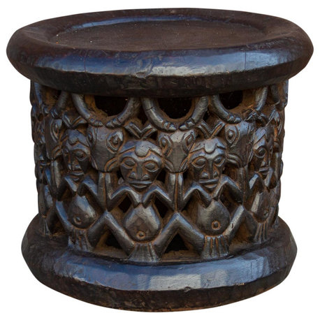 Antique Tribal Bagongle Ceremonial Stool