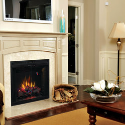 ClassicFlame - ClassicFlame 39-Inch LED Builders Electric Firebox with Swinging Doors - 39EB500 - Indoor Fireplaces