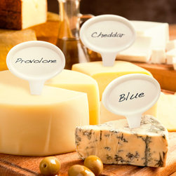 Epicureanist Ceramic Cheese Marker Set - Tabletop