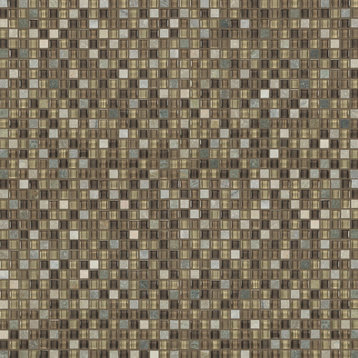 Shaw CS36X Awesome Mix 5/8S Mosaic - 11-13/16" Square Mosaic Wall - Cotton Wood