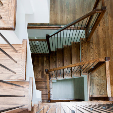 Project #44 | Contemporary Staircase with Skylit Stairwell