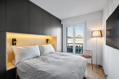 Inspiration pour une chambre traditionnelle.