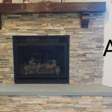 BARN WOOD MANTLE & BEAMS