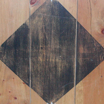 Housefox Design - Stained Diamond floors.