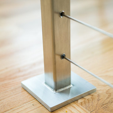KB Stainless Cable and Walnut Railing