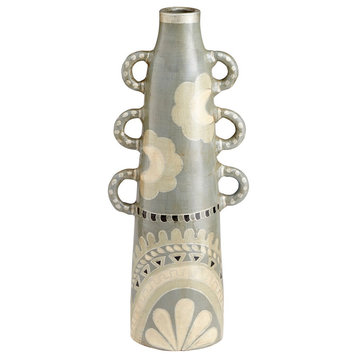 Cyan High Desert Vase 10680, Olive Green