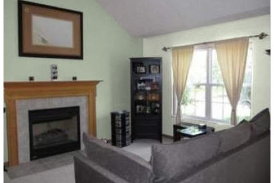 Inspiration for a timeless living room remodel in Charlotte