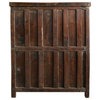 Consigned Antique Cabinet, Rustic Spanish Carved Teak Wood Cabinet