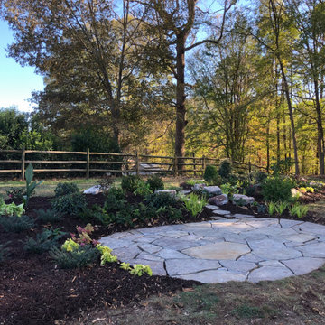 Pet memorial garden and patio