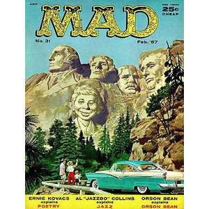 April 1957 Cover Poster MAD Magazine #32 