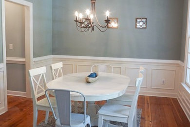 Inspiration for a traditional dining room in Raleigh.