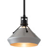 Hubbardton Forge 184251-1393 Henry with Chamfer Pendant in Oil Rubbed Bronze