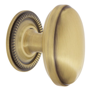 Cosmas 5422BAB Brushed Antique Brass Cabinet Knob - Cosmas