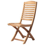 ARB Teak & Specialties - Teak Folding Chair Manhattan - You'll love ARB Teak’s Manhattan folding chairs for their curved seating and backrests that are so comfortable, cushions aren't even necessary. Teak wood is never too cold or too hot, which means these chairs are perfect for outdoors. They also bring warmth to outdoor spaces with their gorgeous honey tones.