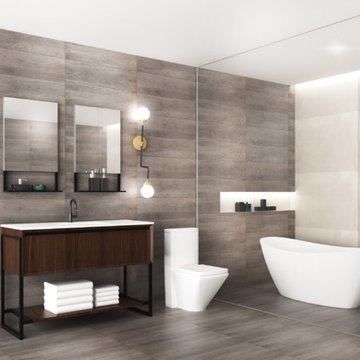 Industrial Earth Bath Conceptual Rendering