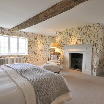 Traditional Period bedroom - Open Plan Extension in Wiltshire
