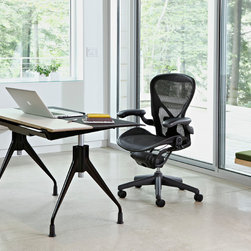 Herman Miller Aeron Chair and Envelop Desk - Office Chairs