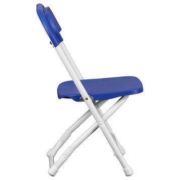 Kids Blue Plastic Folding Chair, Set of 2