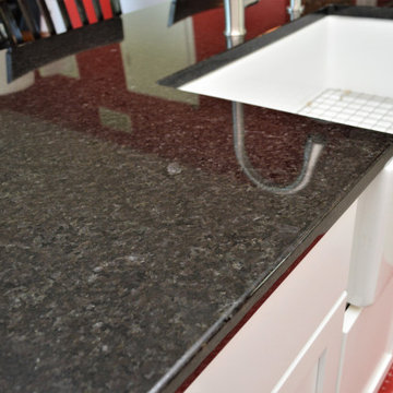 Cherry Patterned Farmhouse Kitchen. Haas Signature Collection