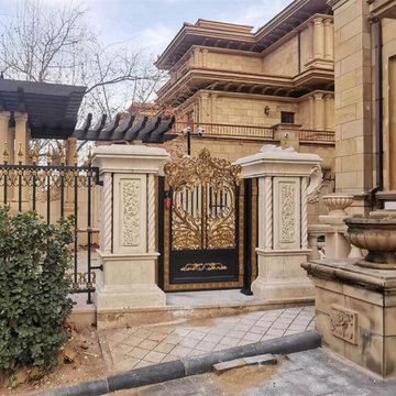 The beauty of the Orpheus series fences and courtyard gates