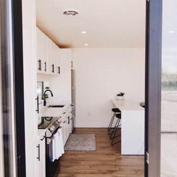 640 square foot dwelling kitchen