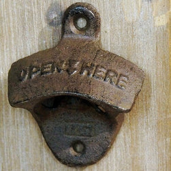 Cast Iron Wall Mounted Bottle Opener - Products