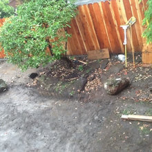 Concrete work & boulders