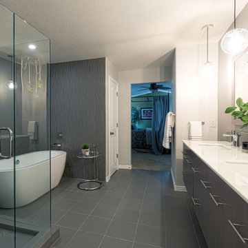 Modern Mastern Bath - Remodel