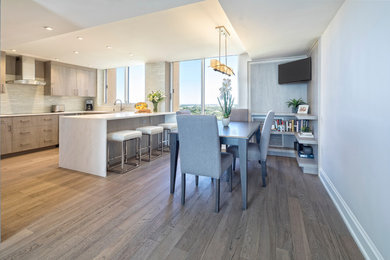 Inspiration for a contemporary kitchen remodel in Miami