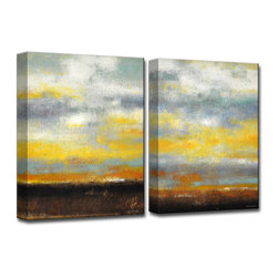 Ready2HangArt��_��_ - Ready2Hangart 'Painted Sunset I/Ii' By Norman Wyatt, Jr Canvas Art Set, 2-Piece - Prints And Posters
