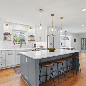 Refined Kitchen & Bathroom Redecoration