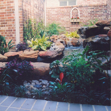 Custom Rock Work and Flowerbeds