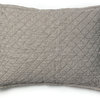 Kenneth Linen Pillowcase Sham, Gray, Standard