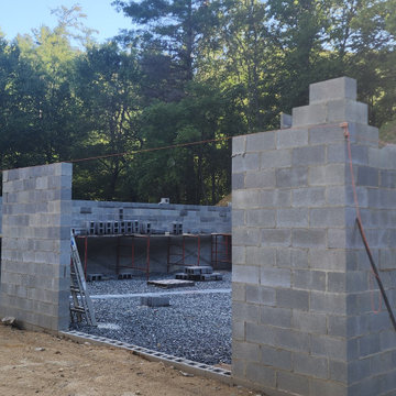 CMU Masonry Walls, Masonry Slabs, CMU, Footings, Grading