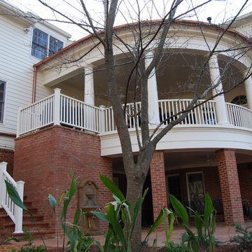 Curved Back Porch