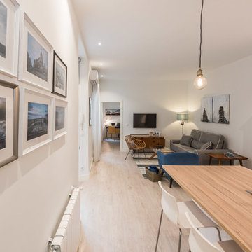 REhabilitación , diseño y amueblamiento de apartamento en Madrid