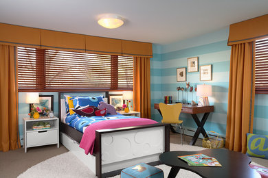 Trendy girl kids' room photo in Minneapolis