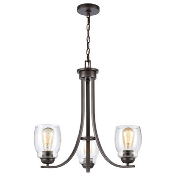 THOMAS LIGHTING CN320321 3L Chandelier in ORB