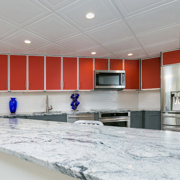 Princeton, NJ - Compact Kitchen Remodel featuring Crystal Cabinets