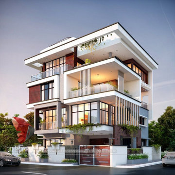 Unique & Unseen Modern House Design- Bungalow Rendering