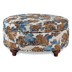 Coronet Premier Ottoman by La-Z-Boy shown in Copper - Sofas