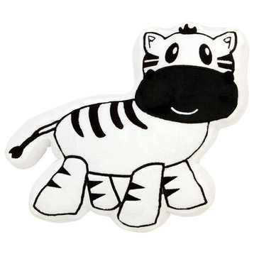 Jazzie Jungle Boy, Decorative Pillow, Zebra
