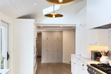 Kitchen - transitional kitchen idea in New York