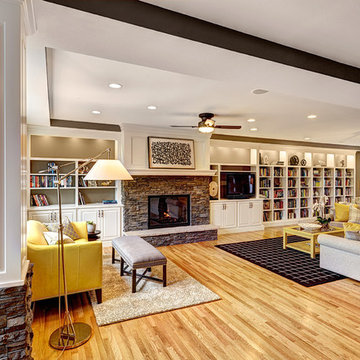 Transitional Bold White | Haas Cabinet
